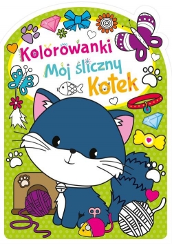 Mój śliczny kotek Kolorowanki z naklejkami