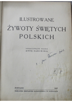 Żywot Świętych Polskich 1937 r