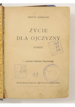 Życie dla Ojczyzny, 1922 r.
