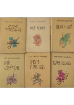 Dzieła J. Kraszewskiego zestaw 6 książek