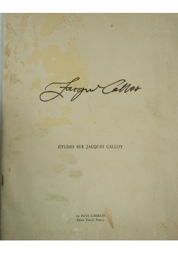 Etudes sur Jacques Callot