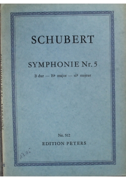 Schubert Symphonie nr 5