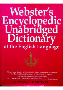 Websters Encyclopedic Unabridged Dictionary