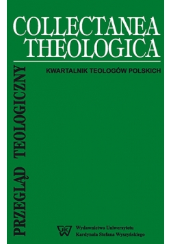 Collectanea Theologica Kwartalnik teologów polskich nr 1