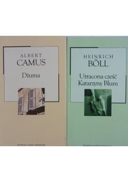 Dżuma, Utracona cześć Katarzyny Blum, zestaw 2 książek