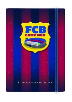 Notes A5 na gumkę Barcelona
