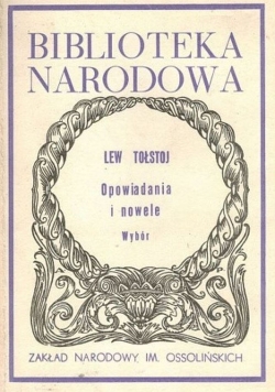 Tołstoj Opowiadania i nowele