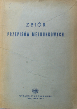 Zbiór przepisów meldunkowych