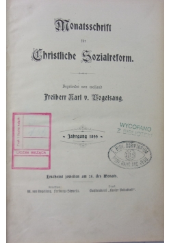 Monatsschrift 1903 r.