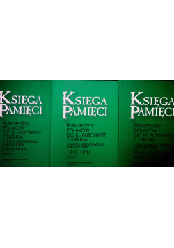 Księga Pamięci 3 tomy
