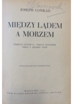 Między lądem a morzem, 1929r.