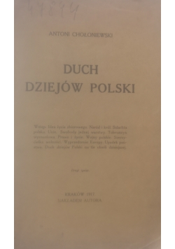 Duch dziejów Polski,1917 r.
