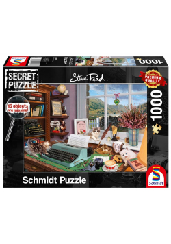 Puzzle PQ 1000 Steve Read Secrat Puzzle Na biurku