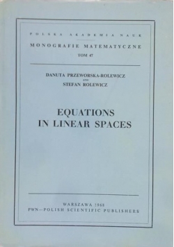 Equations in linear spaces