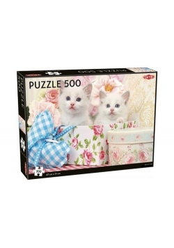 Puzzle White Kittens 500