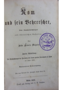 Rom und sein Beherrscher ,1859r