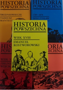 Historia powszechna zestaw 5 książek
