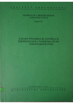 Zasady polskiej klasyfikacji, terminologii i nomenklatury stratygraficznej