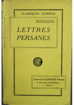 Letteres Persanes 1875 r