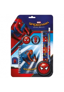 Zestaw 6 przyborów szkolnych Spider-Man Homecoming