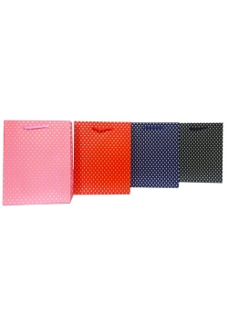 Torebka Lux Kropki SET B Duża A4  12 sztuk