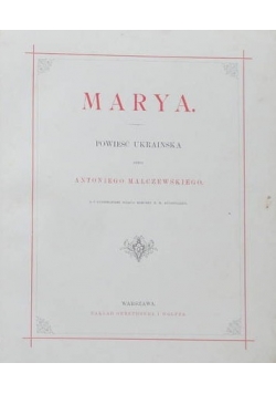 Marya, 1878r.