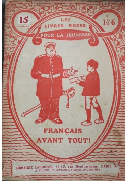 Francais avant tout 1916 r.