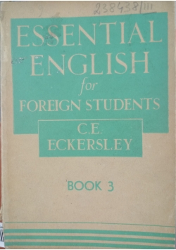 Essential English for Students, 1947 r.