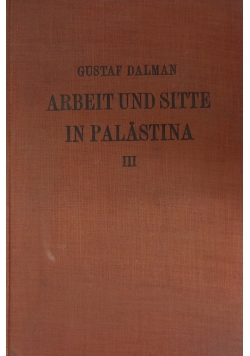Arbeit und sitte in Palastina III, 1933 r.