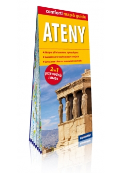 Ateny laminowany map&guide (2w1: przewodnik i mapa)