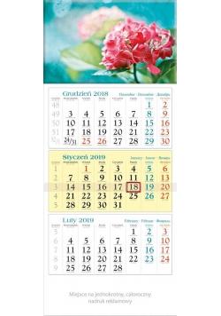 Kalendarz 2019 KT 15 Kwiat