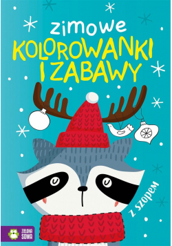Zimowe kolorowanki i zabawy z szopem