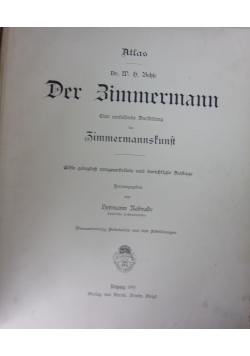 Atlas der bimmermann, 1901 r.