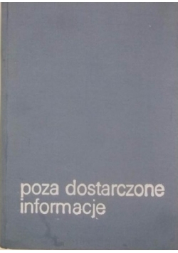 Poza dostarczone informacje
