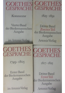 Goetches gesprache. Zestaw 4 książek