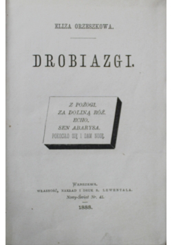 Drobiazgi 1888 r.