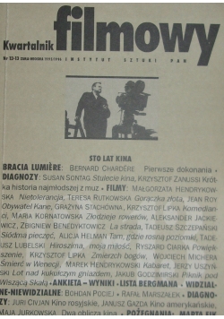 Kwartalnik filmowy nr 12 13