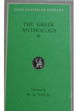The greek anthology III