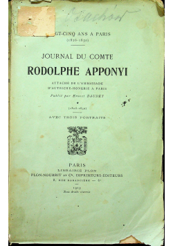 Rodolphe Apponyi 1913 r