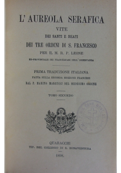 Vite dei Santi e beati dei tre ordini di San Francesco, 1900 r.