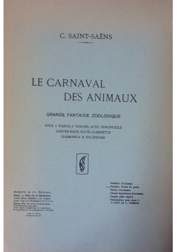 Le Carnaval Des Animaux