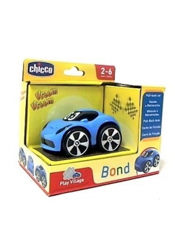 Autko Mini turbo touch Bond- niebieski