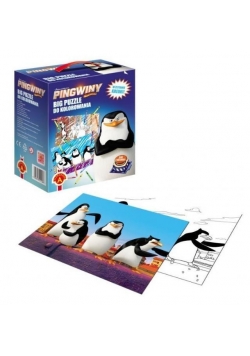 Puzzle Big 2 Pingwiny z Madagaskaru ALEX