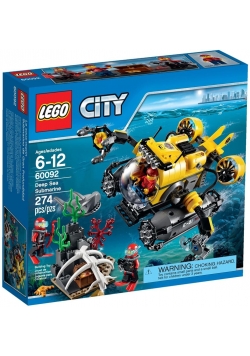 Lego CITY 60092 Łódź głębinowa