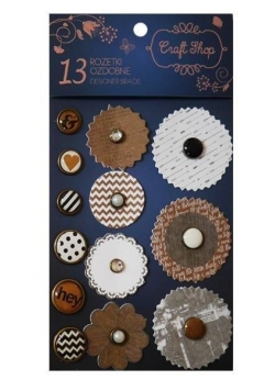 Rozetki ozdobne ćwieki CRAFT SHOP