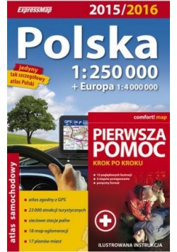Polska. Atlas samochodowy 1:250 000