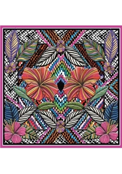 Karnet kwadrat z kopertą Floral Embroidery