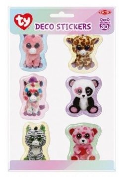 Naklejki 3D Ty Beanie Boo's (6szt.)