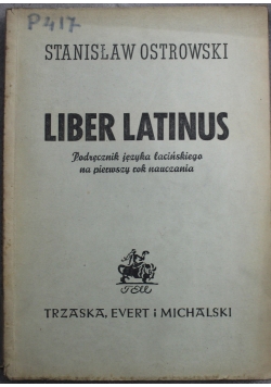 Liber Latinus 1948 r.