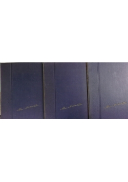 Dzieła prozą, zestaw 3 tomów, 1934r